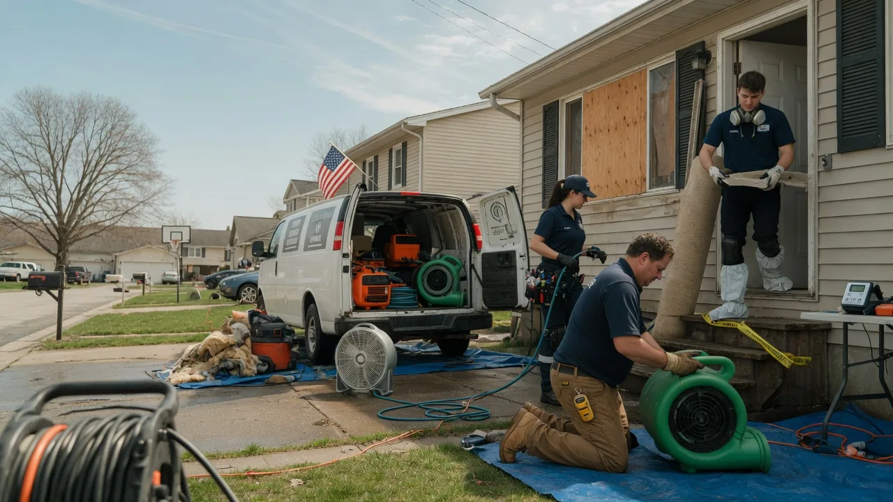 Water Damage Restoration in Shirley, IL near me